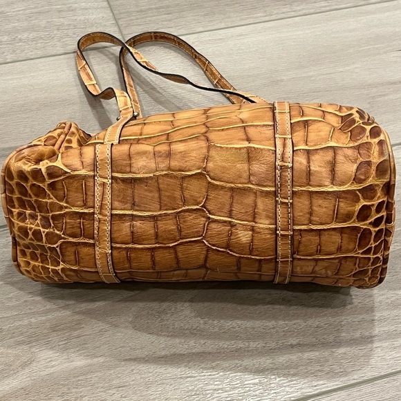 VINTAGE Dooney & Bourke Vintage Crocodile Bayou Collection Shoulder Bag - Picture 3 of 10